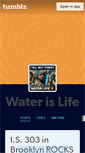 Mobile Screenshot of blog.waterislife.com